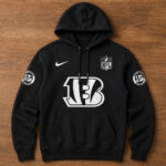 Unisex Cincinnati Bengals 2026 Black Bengal Hoodie for Football Fans