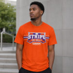 Unisex Clemson Tigers Football Stripe The Valley Graphic Shirt for Football Fans