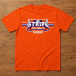 Unisex Clemson Tigers Football Stripe The Valley Graphic Shirt for Football Fans