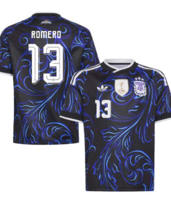 Unisex Cristian Romero Argentina National Team 2026 Away Stadium Soccer Jersey for Soccer Fans