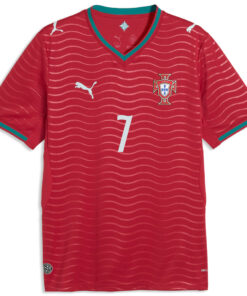 Unisex Cristiano Ronaldo Portugal National Team 2026 Home Stadium Soccer Jersey for Soccer Fans