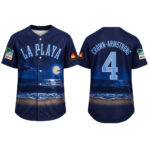 Unisex Crow-Armstrong Beach Connect Series 2026 La Playa Baseball Jersey for Baseball Fans
