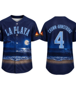 Unisex Crow-Armstrong Beach Connect Series 2026 La Playa Baseball Jersey for Baseball Fans
