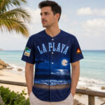 Unisex Crow-Armstrong Beach Connect Series 2026 La Playa Baseball Jersey for Baseball Fans