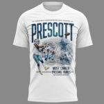 Unisex Dallas Cowboys Dak Prescott Most Career Passing Yards 2026 Graphic Shirt for Football Fans