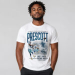 Unisex Dallas Cowboys Dak Prescott Most Career Passing Yards 2026 Graphic Shirt for Football Fans