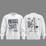 Unisex Dallas Cowboys Dak Prescott Most Career Passing Yards 2026 Graphic Shirt for Football Fans
