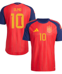 Unisex Dani Olmo Spain National Team 2026 Home Stadium Soccer Jersey for Soccer Fans