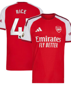 Unisex Declan Rice Arsenal 2026-2027 Home Stadium Soccer Jersey for Soccer Fans