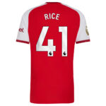 Unisex Declan Rice Arsenal 2026-2027 Home Stadium Soccer Jersey for Soccer Fans