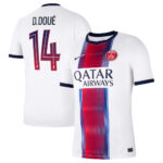 Unisex Désiré Doué Paris Saint-Germain 2026-2027 Away Stadium Soccer Jersey for Soccer Fans