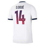 Unisex Désiré Doué Paris Saint-Germain 2026-2027 Away Stadium Soccer Jersey for Soccer Fans