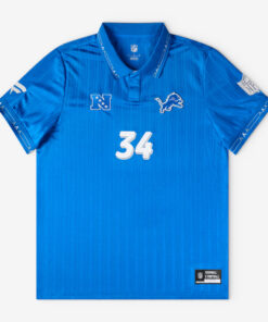 Unisex Detroit Lions National Football League Blue Soccer Jersey 2026 for Football Fans