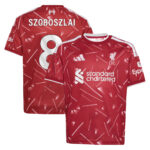 Unisex Dominik Szoboszlai 2026-2027 Home Stadium Soccer Jersey for Soccer Fans