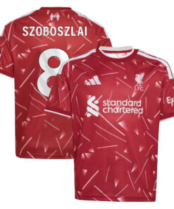 Unisex Dominik Szoboszlai 2026-2027 Home Stadium Soccer Jersey for Soccer Fans