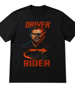 Unisex Driver Rider Ryan Gosling Ghost Rider Graphic Shirt for Movie Fans