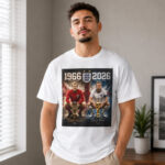 Unisex England 1966-2026 Global Soccer Event Graphic Shirt for Soccer Fans