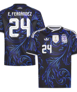 Unisex Enzo Fernández Argentina National Team 2026 Away Stadium Soccer Jersey for Soccer Fans