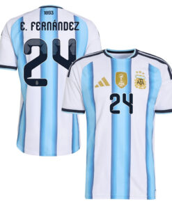 Unisex Enzo Fernández Argentina National Team 2026 Home Stadium Soccer Jersey for Soccer Fans
