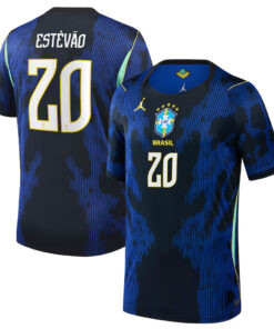 Unisex Estêvão Brazil National Team 2026 Away Stadium Soccer Jersey for Soccer Fans