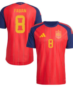 Unisex Fabián Ruiz Spain National Team 2026 Home Stadium Soccer Jersey for Soccer Fans