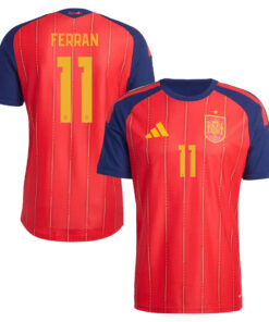Unisex Ferran Torres Spain National Team 2026 Home Stadium Soccer Jersey for Soccer Fans