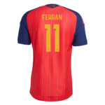 Unisex Ferran Torres Spain National Team 2026 Home Stadium Soccer Jersey for Soccer Fans