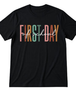 Unisex Funny First Day of School Teacher Graphic Shirt for Back to School Fans