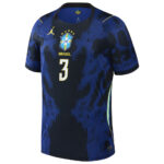 Unisex Gabriel Magalhães Brazil National Team 2026 Away Stadium Soccer Jersey for Soccer Fans