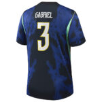 Unisex Gabriel Magalhães Brazil National Team 2026 Away Stadium Soccer Jersey for Soccer Fans