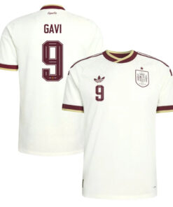 Unisex Gavi Spain National Team 2026 Away Stadium Soccer Jersey for Soccer Fans