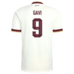 Unisex Gavi Spain National Team 2026 Away Stadium Soccer Jersey for Soccer Fans