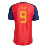 Unisex Gavi Spain National Team 2026 Home Stadium Soccer Jersey for Soccer Fans