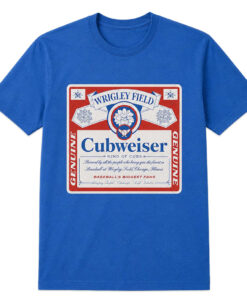 Unisex George Kittle Wrigley Field Cubweiser Graphic Shirt for Football and Baseball Fans