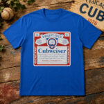 Unisex George Kittle Wrigley Field Cubweiser Graphic Shirt for Football and Baseball Fans
