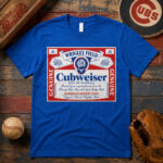 Unisex George Kittle Wrigley Field Cubweiser Graphic Shirt for Football and Baseball Fans