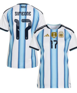 Unisex Giuliano Simeone Argentina National Team 2026 Home Stadium Soccer Jersey for Soccer Fans