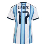 Unisex Giuliano Simeone Argentina National Team 2026 Home Stadium Soccer Jersey for Soccer Fans