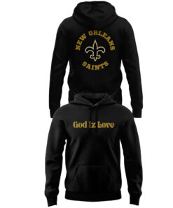 Unisex God Iz Love New Orleans Saints Hoodie 2026 for Football Fans