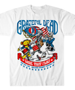 Unisex Grateful Dead Fourth of July Graphic Shirt for Rock Music and Patriotic Fans