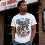 Unisex Grateful Dead Fourth of July Graphic Shirt for Rock Music and Patriotic Fans