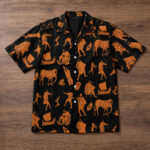 Unisex Greek Myth Comix Odysseus Figure Pottery Hawaiian Shirt 2026 for Mythology Fans