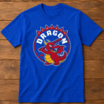 Unisex Home Run Dragon Graphic Shirt for Baseball Fans