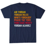 Unisex Houston Astros Yordan Alvarez Yord List Graphic Shirt for Baseball Fans