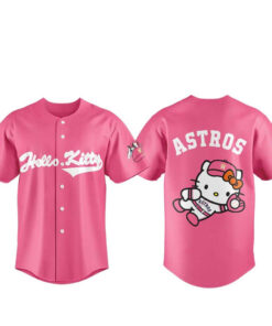 Unisex Houston Astros x Hello Kitty Night 2026 Baseball Jersey Version 1 for Baseball Fans