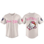 Unisex Houston Astros x Hello Kitty Night 2026 Baseball Jersey Version 2 for Baseball Fans