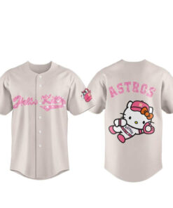 Unisex Houston Astros x Hello Kitty Night 2026 Baseball Jersey Version 2 for Baseball Fans