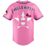 Unisex Houston Astros x Hello Kitty Pink Day 2026 Baseball Jersey for Baseball Fans