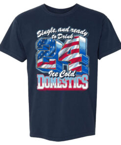 Unisex Ice Cold Domestics Graphic Shirt for Patriotic Fans