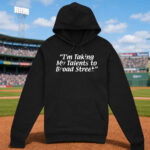 Unisex I’m Taking My Talents To Broad Street Graphic Shirt for Sports Fans